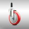 Service Caster 5 Inch 316SS Red Polyurethane Wheel Swivel 7/8 Inch Expanding Stem Caster SCC-SS316EX20S514-PPUB-RED-78 - alternate 1